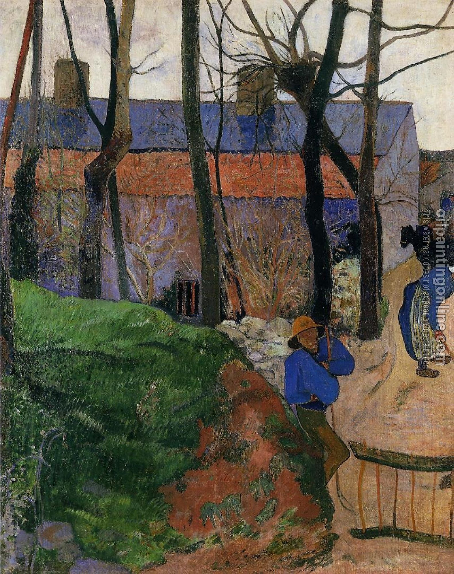 Gauguin, Paul - Houses in le Pouldu
